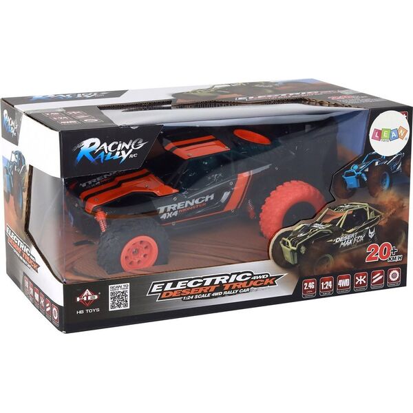 LeanToys Autko Terenowe Zdalnie Sterowane R/C 1:24 Pomarańczowe