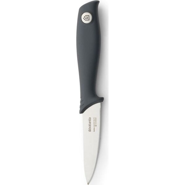 Brabantia BRABANTIA - Tasty+ - Nóż do owoców i warzyw 9 cm - Ciemnoszary