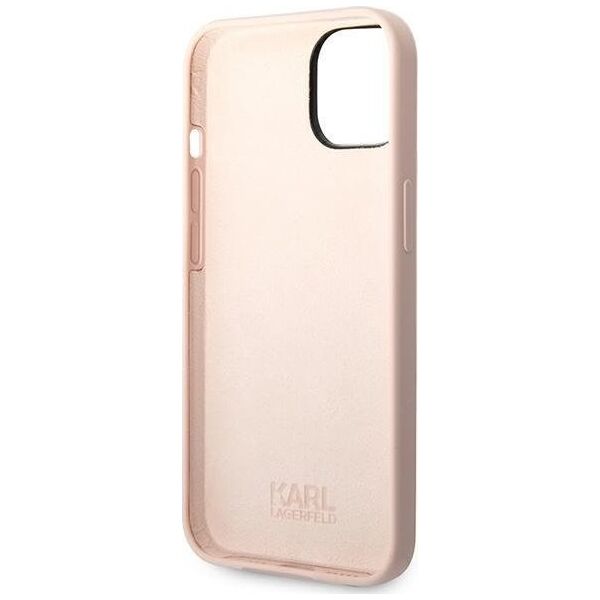 Karl Lagerfeld Etui Karl Lagerfeld KLHCP14SSLCTPI Apple iPhone 14 hardcase jasnoróżowy/light pink Silicone Choupette Body