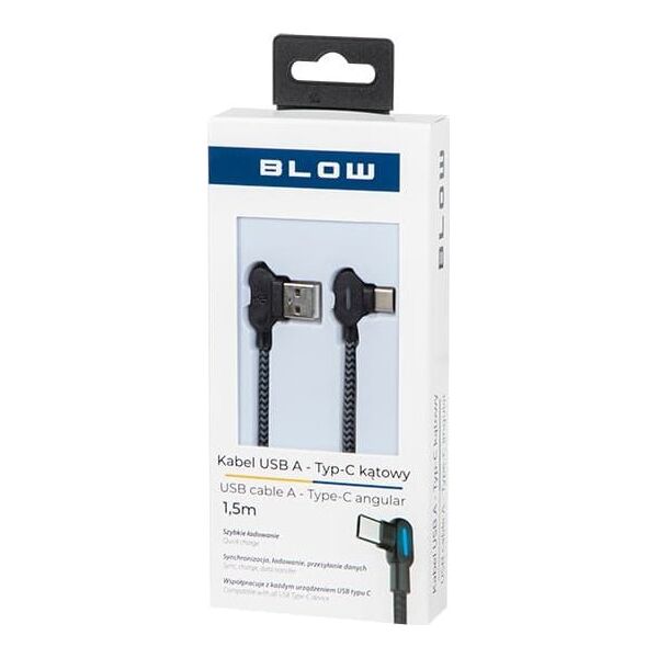 Plecak Blow 66-157# Przył.usb 2.0 a - usb-c 1,5m kąt. plecio
