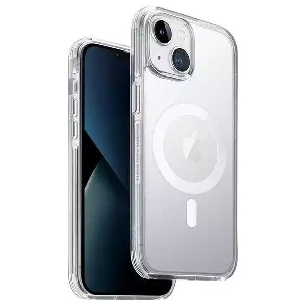 Uniq Etui UNIQ Combat Apple iPhone 14 Plus MagClick Charging przeźroczysty/dove satin clear
