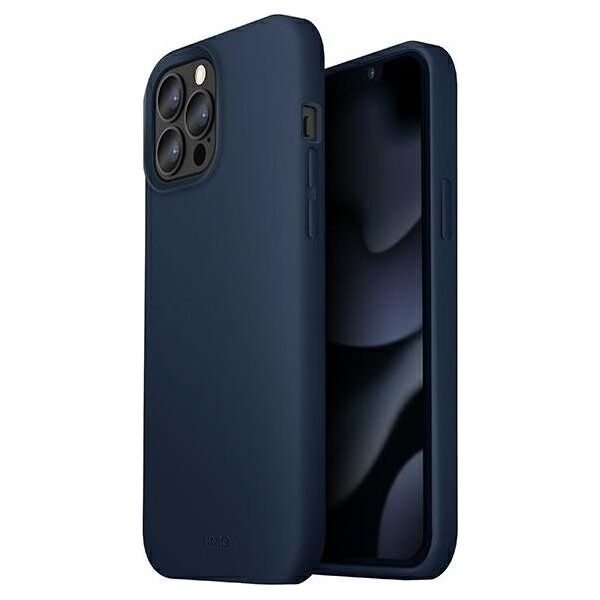 Uniq Etui UNIQ Lino Apple iPhone 13 Pro Max niebieski/marine blue