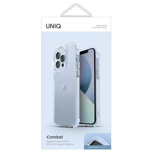 Uniq UNIQ etui Combat iPhone 13 Pro / 13 6,1" niebieski/arctic blue
