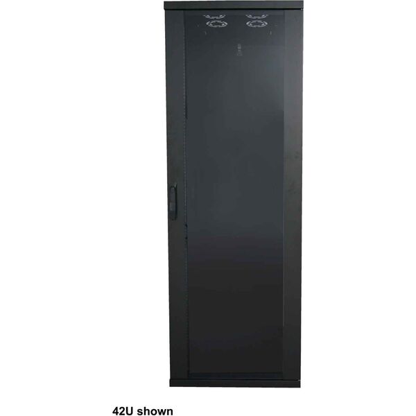 Intellinet Network Solutions INTELLINET 48,3 cm 19Zoll Netzwerkschrank Basic Line 32 HE 1588x600x800mm HxBxT Flatpack Traglast 600kg schwarz