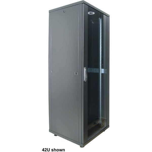 Intellinet Network Solutions INTELLINET 48,3 cm 19Zoll Netzwerkschrank Basic Line 32 HE 1588x600x800mm HxBxT Flatpack Traglast 600kg schwarz