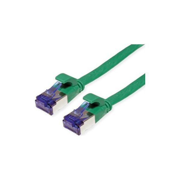 Triton Patchkabel VALUE FTP, Cat.6A (Class EA), extra plat, groen, 3 m
