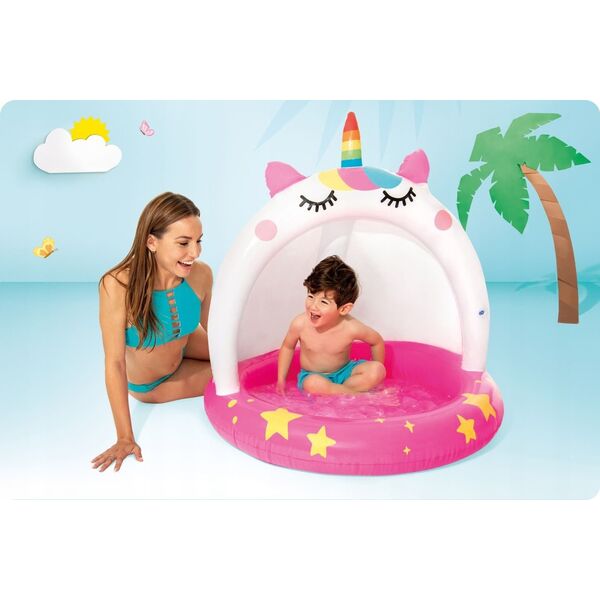 Intex Brodzik Jednorożec 102x102cm