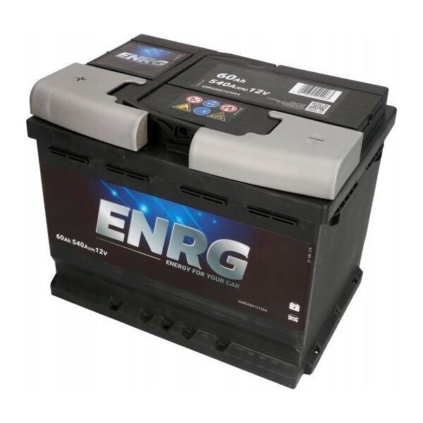 Συσσωρευτής ENRG 12V 60Ah/540A CLASSIC (L+ τυπικός πόλος) 242x175x190 B13 - βάση ύψους 10,5 mm (εκκίνησης)