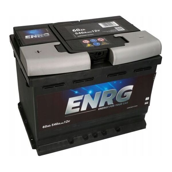 Συσσωρευτής ENRG 12V 60Ah/540A CLASSIC (L+ τυπικός πόλος) 242x175x190 B13 - βάση ύψους 10,5 mm (εκκίνησης)