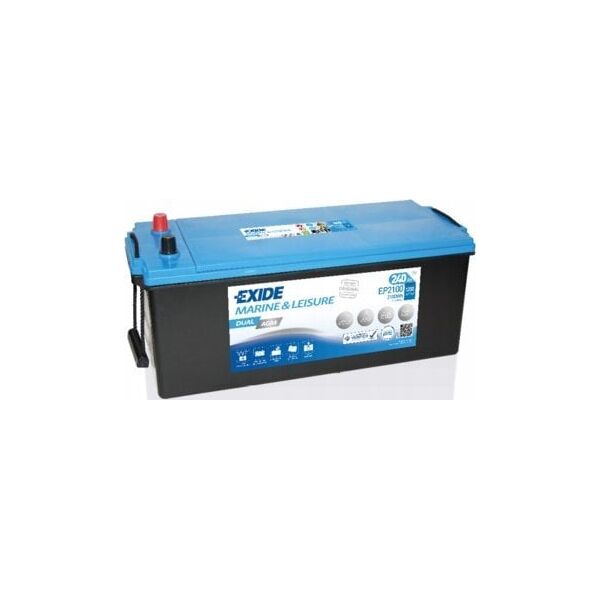 Μπαταρία 12V 240Ah/1200A DUAL AGM MARINE/RV (L+ Τυπικός πόλος) 518x279x240 B0 (AGM)