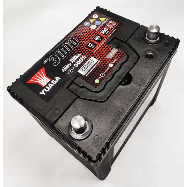 Μπαταρία YUASA 12V 60Ah/500A YBX3000 SMF (P+ standardowy) 232x173x225 B00 (εκκίνησης)