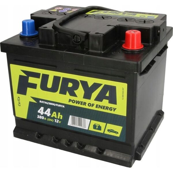 Μπαταρία FURYA 12V 44Ah/380A (P+ τυπικός πόλος) 207x175x175 B13 - βάση ύψους 10.5 mm (εκκίνησης)