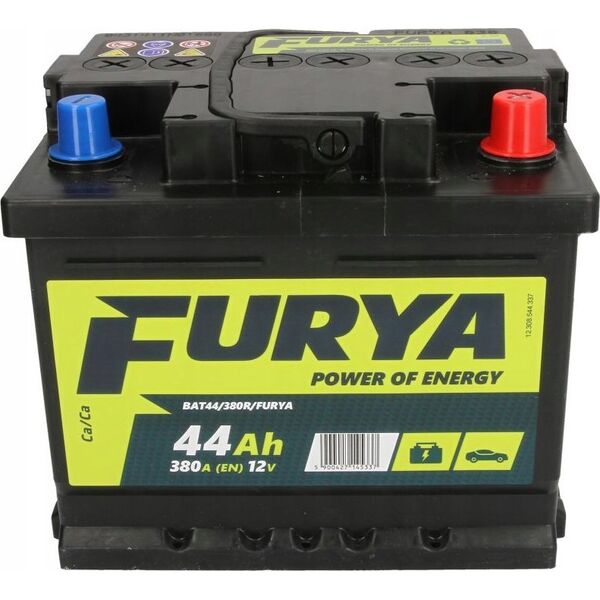 Μπαταρία FURYA 12V 44Ah/380A (P+ τυπικός πόλος) 207x175x175 B13 - βάση ύψους 10.5 mm (εκκίνησης)