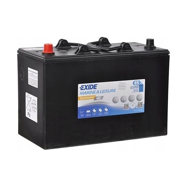 Μπαταρία EXIDE 12V 85Ah/460A EQUIPMENT GEL/ΖΕΛ MARINE/RV (L+ biegun standardowy) 350x175x235 B0 (ζελέ)