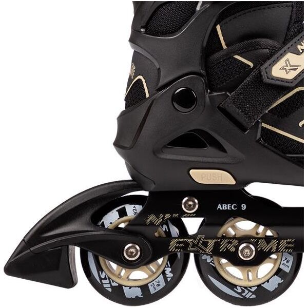 Rolki Nils Extreme NA14174 rekreacyjne regulowane czarne r. 35-38