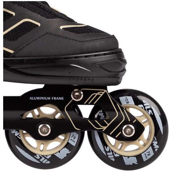 Rolki Nils Extreme NA14174 rekreacyjne regulowane czarne r. 35-38