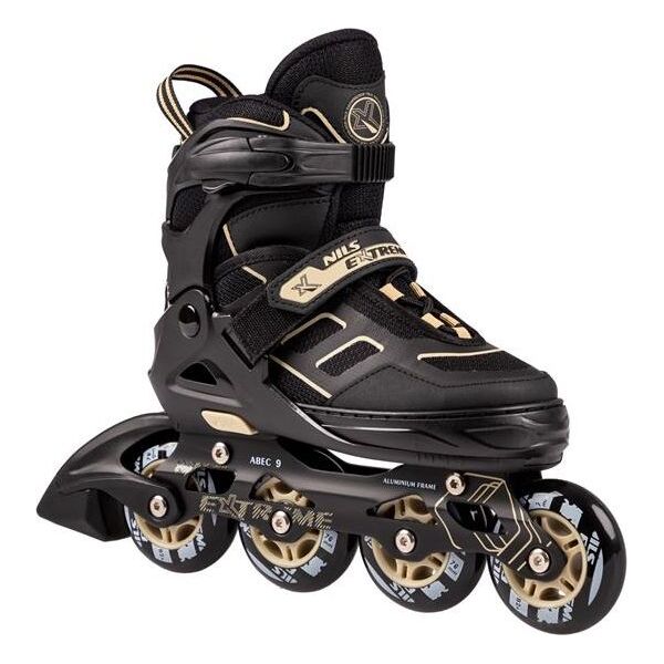 Rolki Nils Extreme NA14174A rekreacyjne regulowane czarne r. 39-42