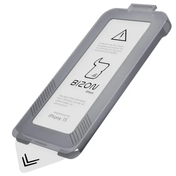 Bizon Glass Aplikator Apple iPhone 15 [2 PACK]