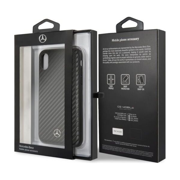Mercedes Mercedes MEHCI65SRCFBK iPhone Xs Max hard case black/czarny Dynamic