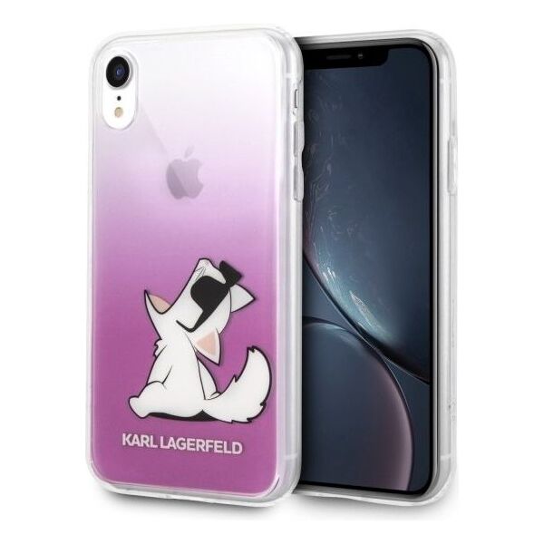 Karl Lagerfeld Karl Lagerfeld KLHCI61CFNRCPI iPhone Xr hardcase różowy/pink Choupette Fun