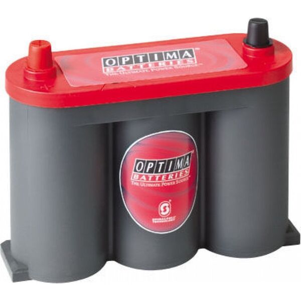 Μπαταρία OPTIMA 6V 50Ah/815A AGM Orbital RED (L+ τυπικός πόλος) 254x83x205 - χωρίς βάση στερέωσης (εκκίνησης)