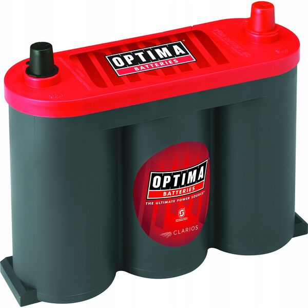 Μπαταρία OPTIMA 6V 50Ah/815A AGM Orbital RED (L+ τυπικός πόλος) 254x83x205 - χωρίς βάση στερέωσης (εκκίνησης)