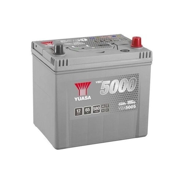 Μπαταρία YUASA 12V 65Ah/580A YBX5000 Silver High Performance SMF (P+ standardowy) 232x173x225 B00 (εκκίνησης)