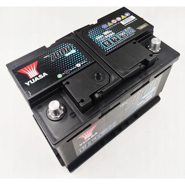 Μπαταρία YUASA 12V 75Ah/700A START&STOP EFB YBX7000 EFB Start Stop Plus (P+ standardowy) 278x175x190 B13 (efb/rozruchowy)