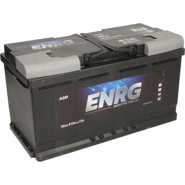 Ακουμολάτορ ENRG 12V 95Ah/810A START&STOP AGM (P+ biegun standardowy) 353x175x190 B13 - stopka o wysokości 10,5 mm (agm/rozruchowy)