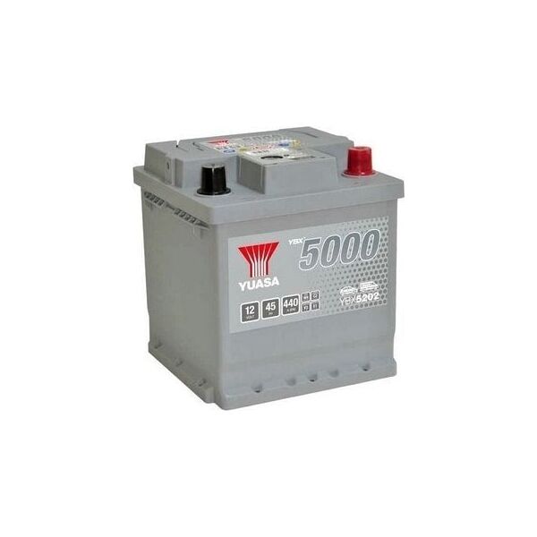 Μπαταρία YUASA 12V 45Ah/440A YBX5000 Silver High Performance SMF (P+ standardowy) 175x175x190 B13 (εκκίνησης)