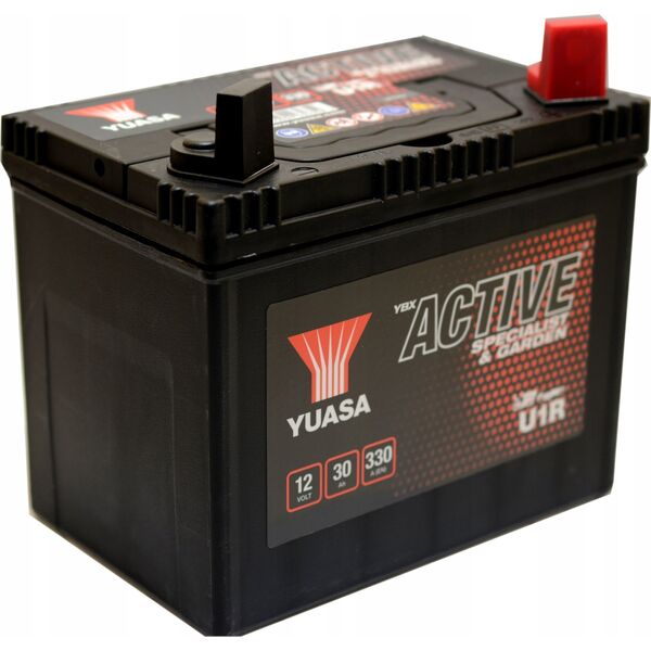 Μπαταρία Οξέος/Εκκίνησης YUASA 12V 30Ah 330A P+ Χωρίς Συντήρηση 194x125x178mm Έτοιμη U1R