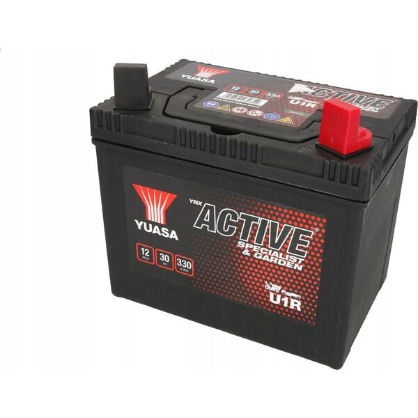 Μπαταρία Οξέος/Εκκίνησης YUASA 12V 30Ah 330A P+ Χωρίς Συντήρηση 194x125x178mm Έτοιμη U1R
