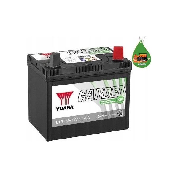 Μπαταρία Οξέος/Εκκίνησης YUASA 12V 30Ah 330A P+ Χωρίς Συντήρηση 194x125x178mm Έτοιμη U1R