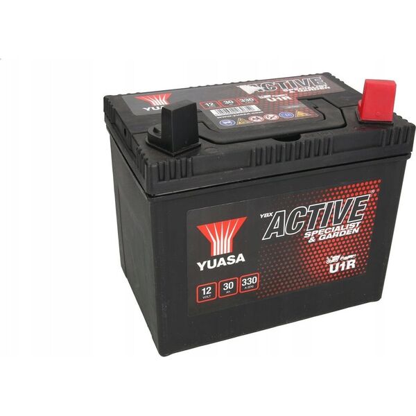 Μπαταρία Οξέος/Εκκίνησης YUASA 12V 30Ah 330A P+ Χωρίς Συντήρηση 194x125x178mm Έτοιμη U1R