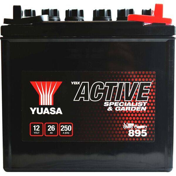 Μπαταρία Μολύβδου/Εκκίνησης YUASA 12V 26Ah 250A P+ Χωρίς Συντήρηση 187x127x181mm Έτοιμη για χρήση 895 ταιριάζει σε: ARCTIC CAT PROWLER, CF MOTO CF, TRACKER, UF, ZF, HARLEY DAVIDSON FLH 500-1868 1979-2022