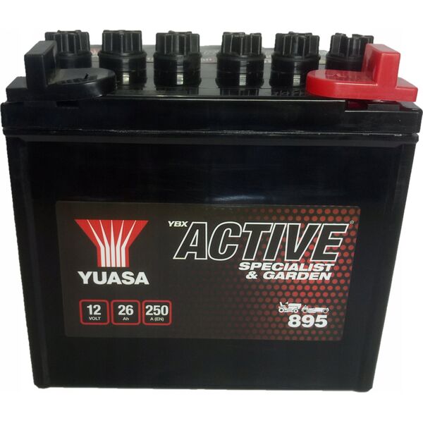 Μπαταρία Μολύβδου/Εκκίνησης YUASA 12V 26Ah 250A P+ Χωρίς Συντήρηση 187x127x181mm Έτοιμη για χρήση 895 ταιριάζει σε: ARCTIC CAT PROWLER, CF MOTO CF, TRACKER, UF, ZF, HARLEY DAVIDSON FLH 500-1868 1979-2022