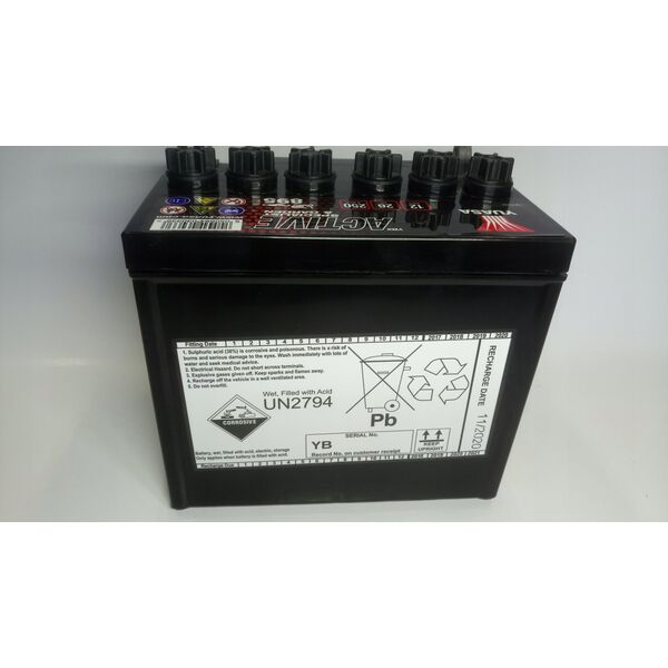 Μπαταρία Μολύβδου/Εκκίνησης YUASA 12V 26Ah 250A P+ Χωρίς Συντήρηση 187x127x181mm Έτοιμη για χρήση 895 ταιριάζει σε: ARCTIC CAT PROWLER, CF MOTO CF, TRACKER, UF, ZF, HARLEY DAVIDSON FLH 500-1868 1979-2022