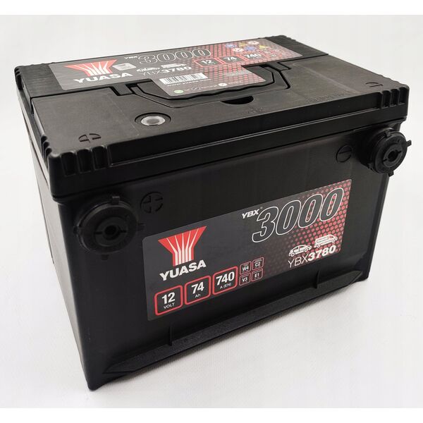 Μπαταρία YUASA 12V 74Ah/740A YBX3000 SMF 260x181x185 B01 (εκκίνησης)
