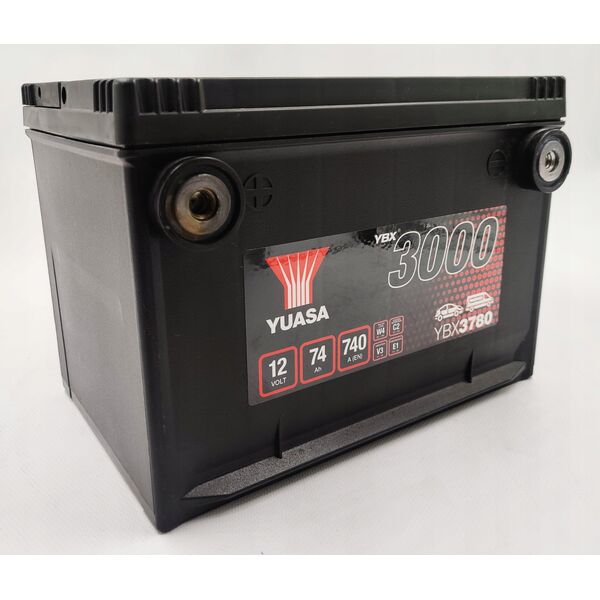 Μπαταρία YUASA 12V 74Ah/740A YBX3000 SMF 260x181x185 B01 (εκκίνησης)