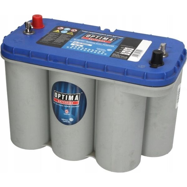Μπαταρία OPTIMA 12V 75Ah/975A AGM Orbital BLUE (P+ τυπικός πόλος) 325x165x238 B01 - βάση ύψους 10,5 mm (agm/εκκίνησης-τροφοδοσίας)