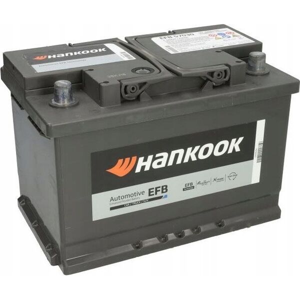 Μπαταρία HANKOOK 12V 70Ah/760A START&STOP EFB (P+ standardowy) 277x174x190 B13 (efb/rozruchowy)