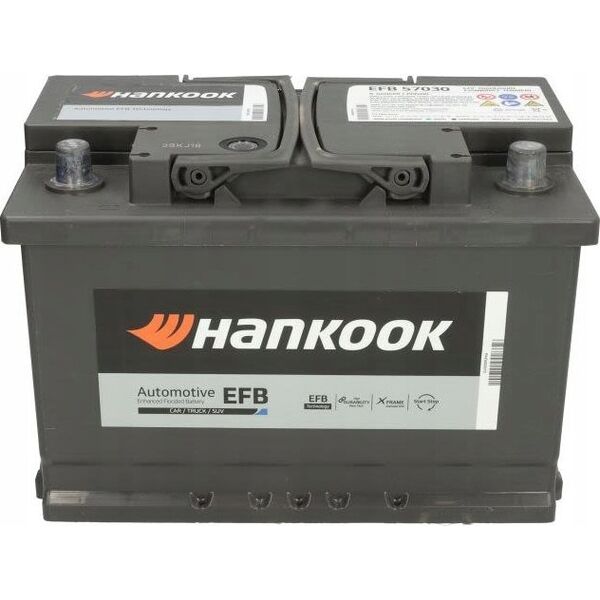 Μπαταρία HANKOOK 12V 70Ah/760A START&STOP EFB (P+ standardowy) 277x174x190 B13 (efb/rozruchowy)