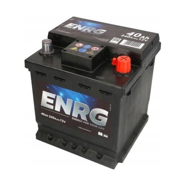 Ακουμολάτορ ENRG 12V 40Ah/340A CLASSIC (P+ biegun standardowy) 175x175x190 B13 - stopka o wysokości 10 5 mm (εκκίνησης)