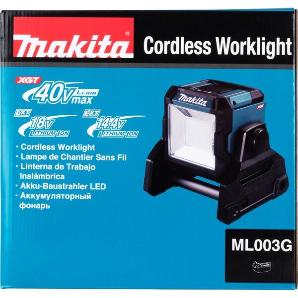 Makita MAKITA LAMPA 40V XGT ML003G 500lx/1100lm
