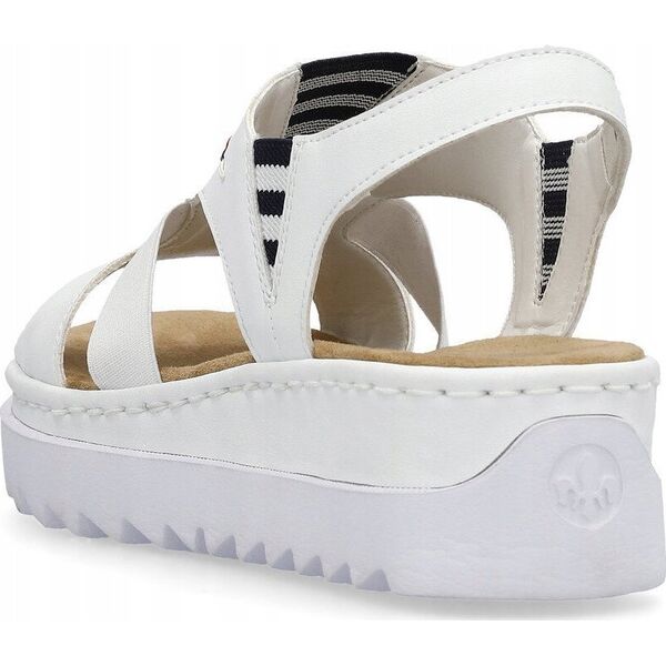 Rieker Rieker Sandals V44Y5-80 białe 36