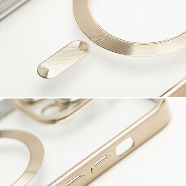 OEM Futerał ELECTRO MAG COVER kompatybilny z MagSafe do IPHONE 11 Pro Max złoty
