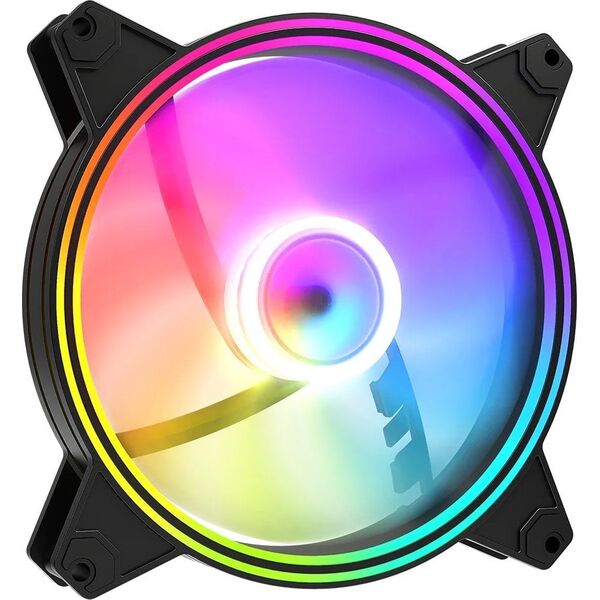 Wentylator Modecom Volcano Apex 140 ARGB Reverse Czarny (FAN-APEX-140R-ARGB-100)