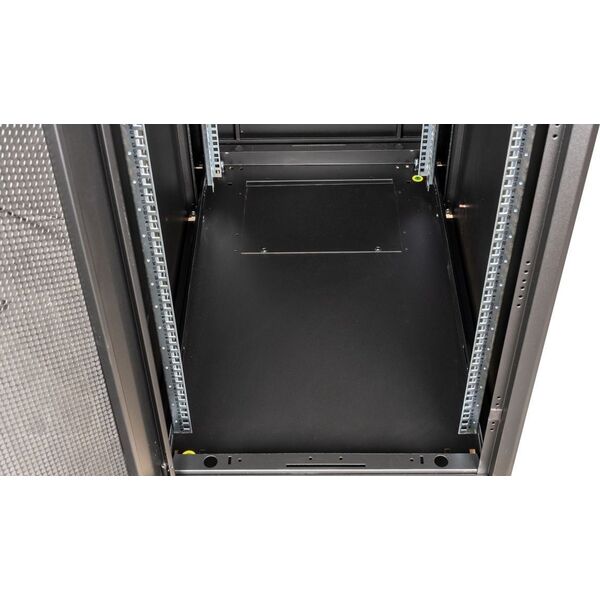 Roline ROLINE Serverschrank Basic 48,26cm 19Zoll 42 HE 600x1000 BxT perforiert schwarz