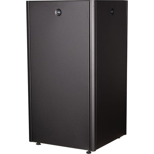 Roline ROLINE Netzwerkschrank Basic 48,26cm 19Zoll 22 HE 600x600 BxT Glast�r schwarz