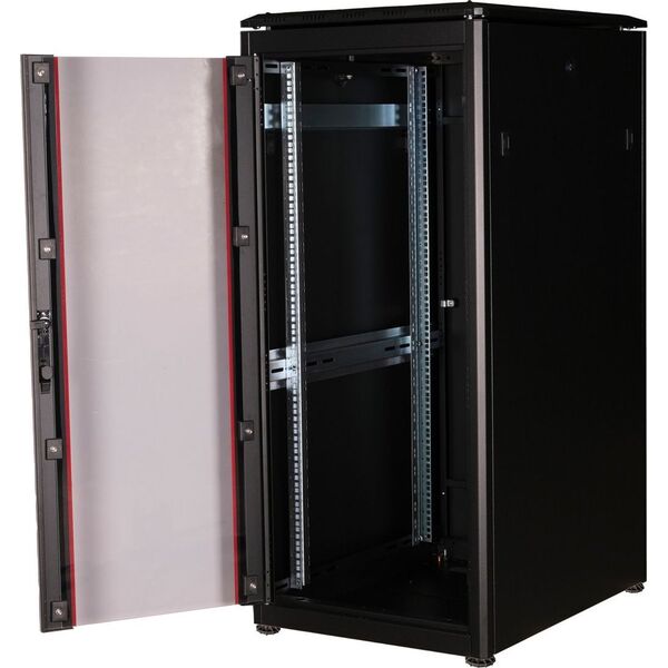 Szafa Roline ROLINE Netzwerkschrank Pro 48,26cm 19Zoll 26 HE 600x800 BxT Glast�r schwarz